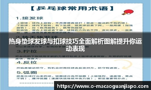 热身垫球发球与扣球技巧全面解析图解提升你运动表现